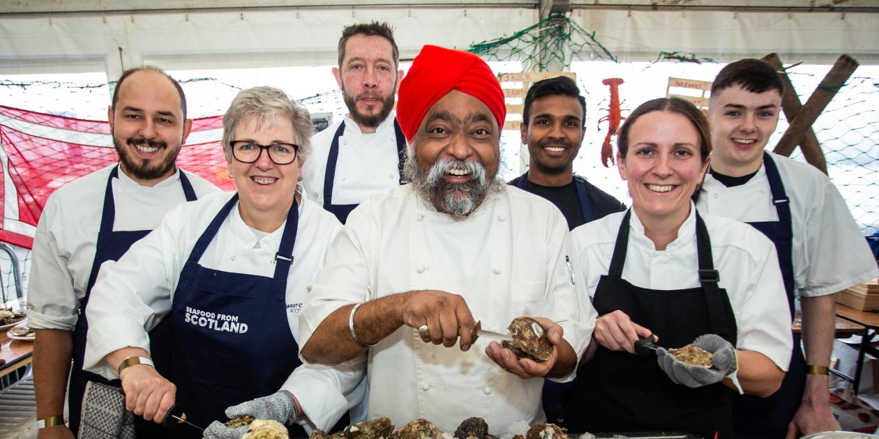 Shuckers at the Scottish Shucking Championships 2024