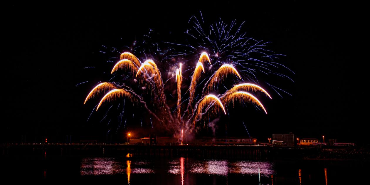 Fireworks over Loch Ryan 2025