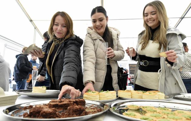 Bubbly and canapes at 'An Audience With...' events at Stranraer Oyster Festival