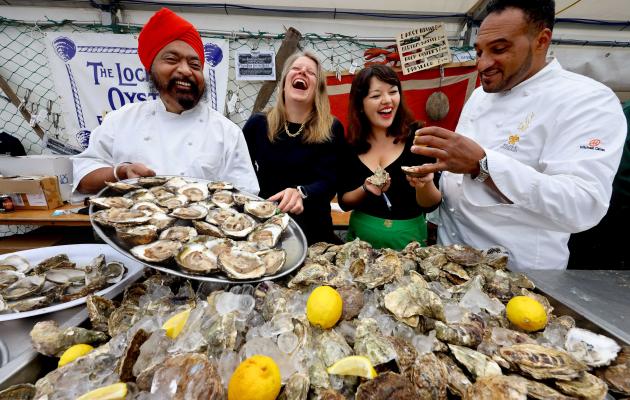 Celebrity chefs at Stranraer Oyster Festival