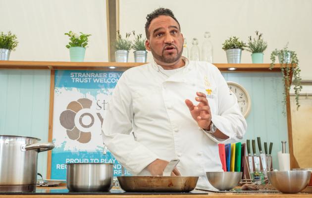 Michael Caines at Stranraer Oyster Festival 2023