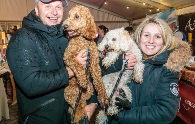 Dogs were welcome at Stranraer Oyster Festival