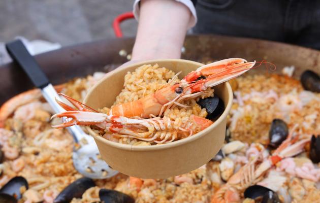Local food at Stranraer Oyster Festival 