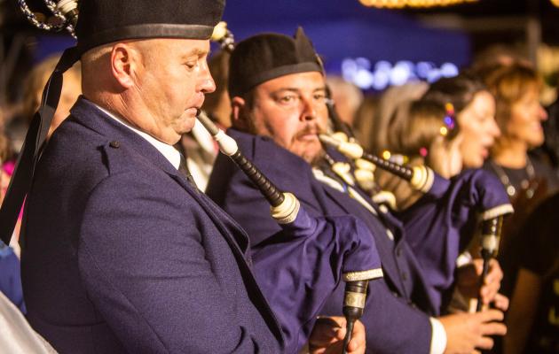 Pipers at Stranraer Oyster Festival