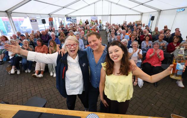 Rosemary Shrager, Matt Tebbutt and Julie Lin