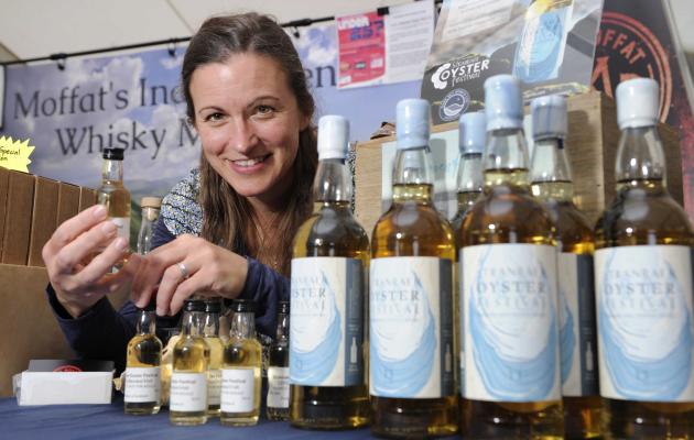 A Stranraer Oyster Festival 2022 whisky, from Dark Sky Distillery, Moffat