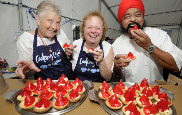 A wide variety of local food at Stranraer Oyster Festival