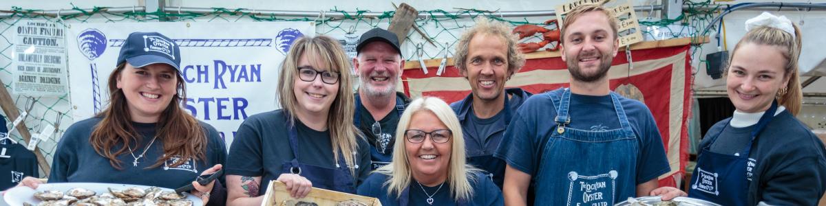 Shuckers at Stranraer Oyster Festival