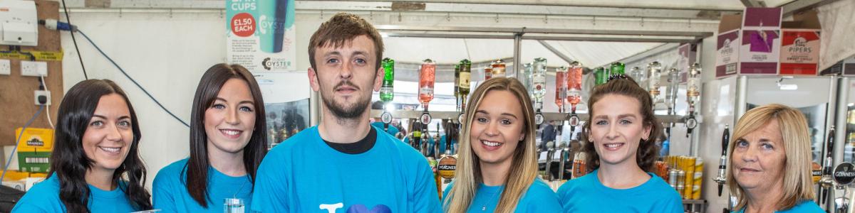 Bar Staff at Stranraer Oyster Festival 2024