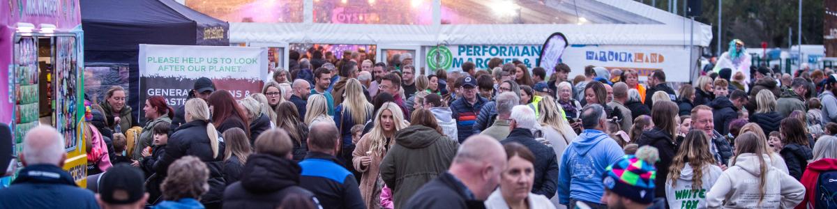 Crowd at Stranraer Oyster Festival