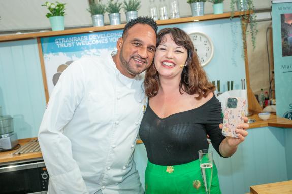 Michael Caines and Julie Lin 
