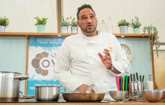 Michael Caines at Stranraer Oyster Festival