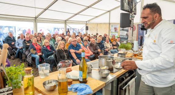 Michael Caines at Stranraer Oyster Festival