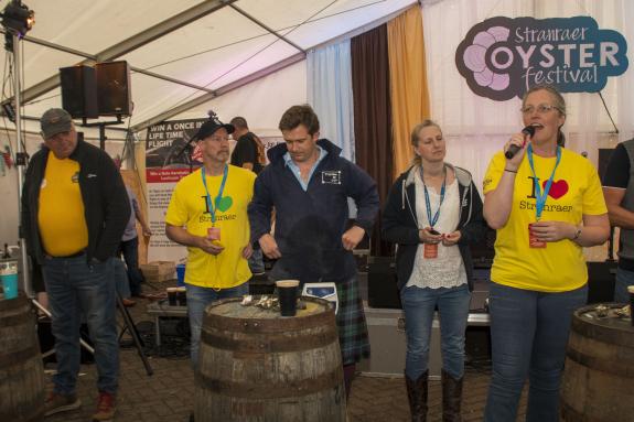 Oyster Eating Competition at Stranraer Oyster Festival 2023
