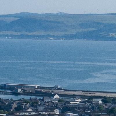 Stranraer from the air