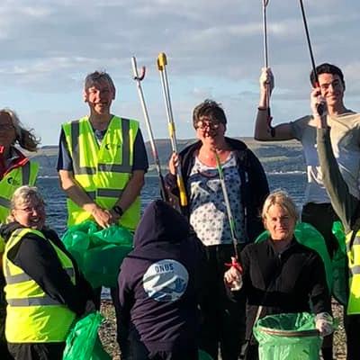 Beach clean